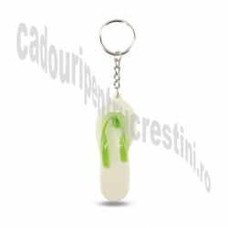 Breloc in forma de slap verde